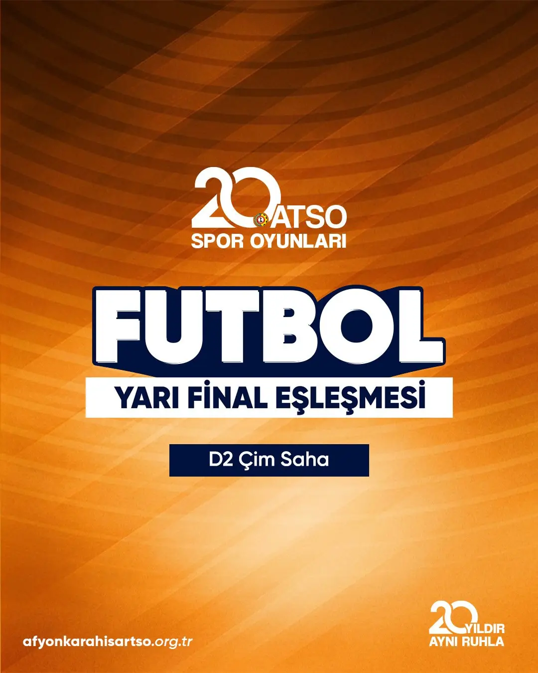 20. ATSO Spor Oyunları'nda futbol yarı final eşleşmeleri açıklandı