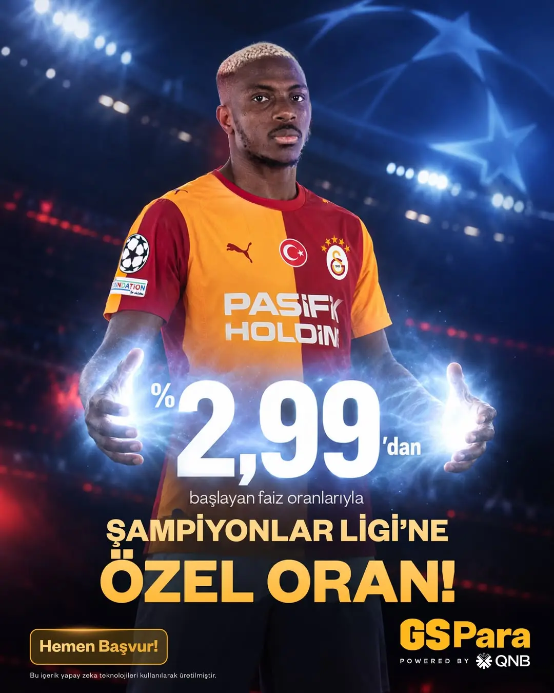 Galatasaray GSPara İle Barcelona Maçına Özel Kredi Oranları!