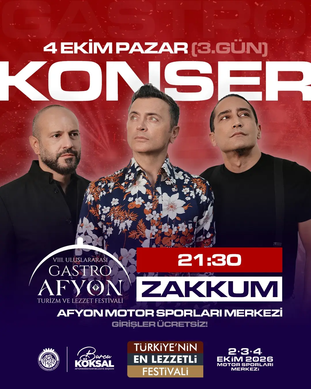 GASTROAFYON'da Bu Akşam! Zakkum Konseri