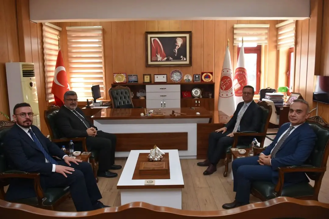 Afyonkarahisar Adli Yargı Komisyonu Başkanı Hasan Bülbül'ü Ziyaret Edildi