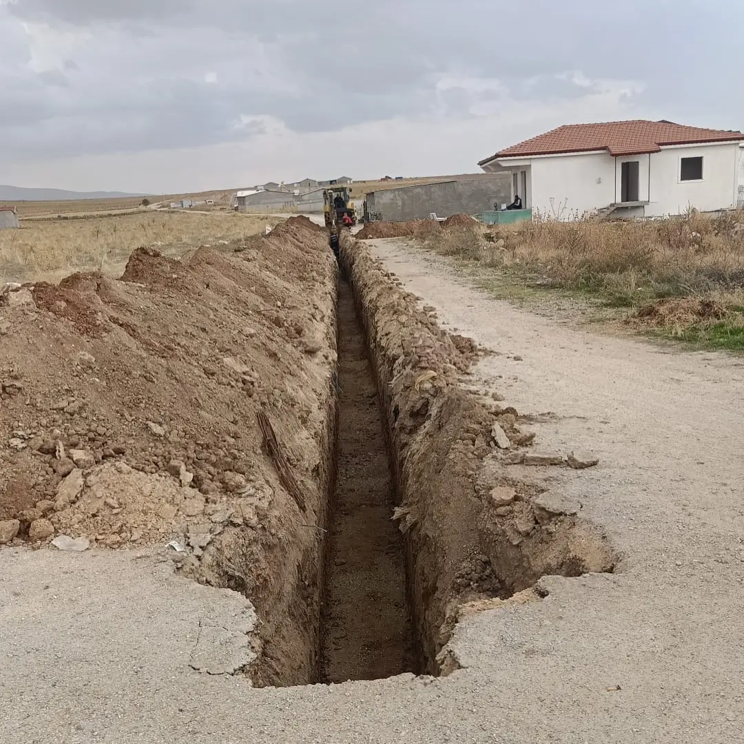 Kale Mahallesi'nde altyapı çalışmaları sürüyor