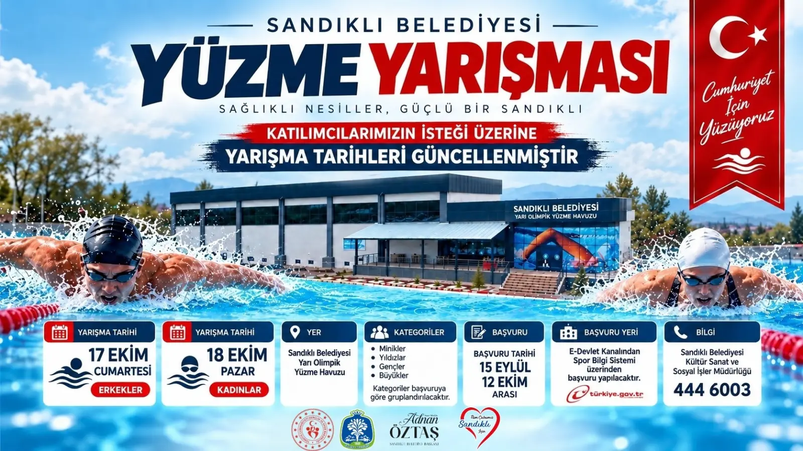 Yüzme Yarışması Tarihleri Güncellendi