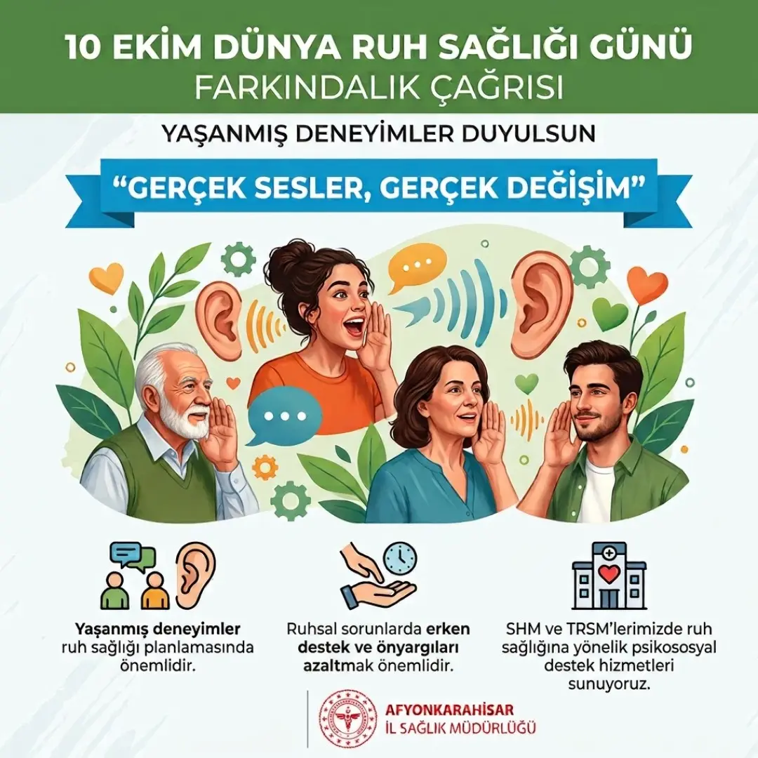 Dünya Ruh Sağlığı Günü: Gerçek Sesler, Gerçek Değişim