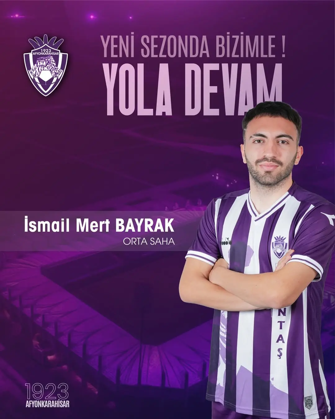 İsmail Mert Bayrak Yeni Sezonda 1923 Afyonkarahisar Spor Kulübü'nde!