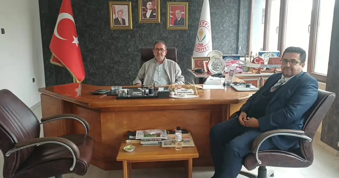 Ahmetpaşa Belediye Başkanı Eyüp Yakan'a İlçe Müftüsü'nden Ziyaret