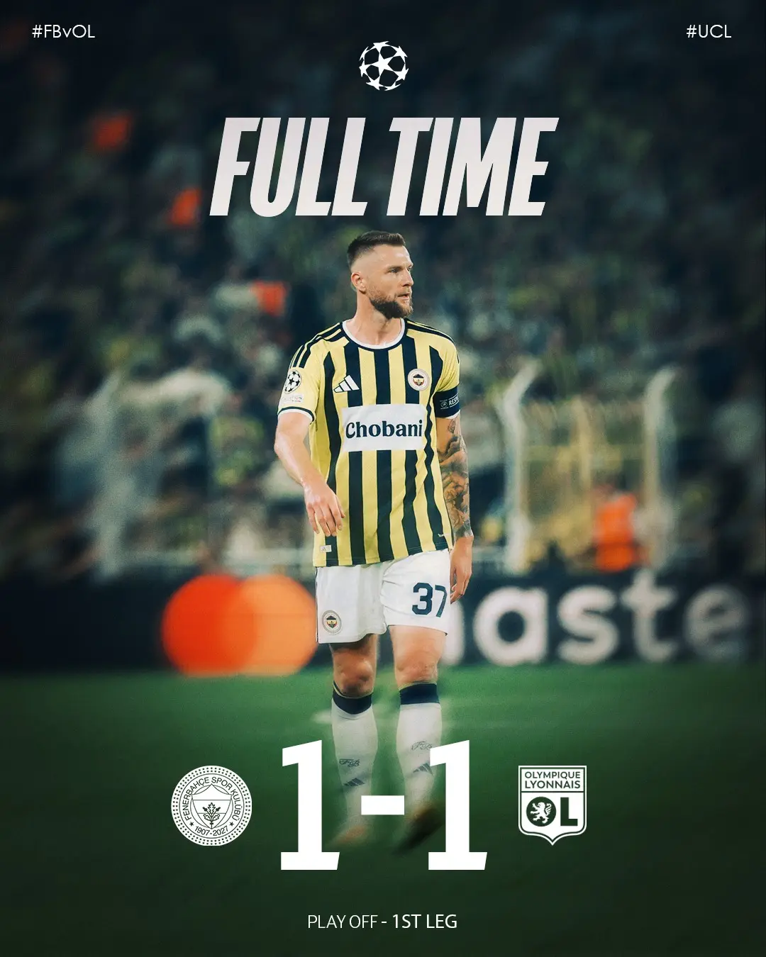 Fenerbahçe 1-1 O. Lyon Maç Sonucu