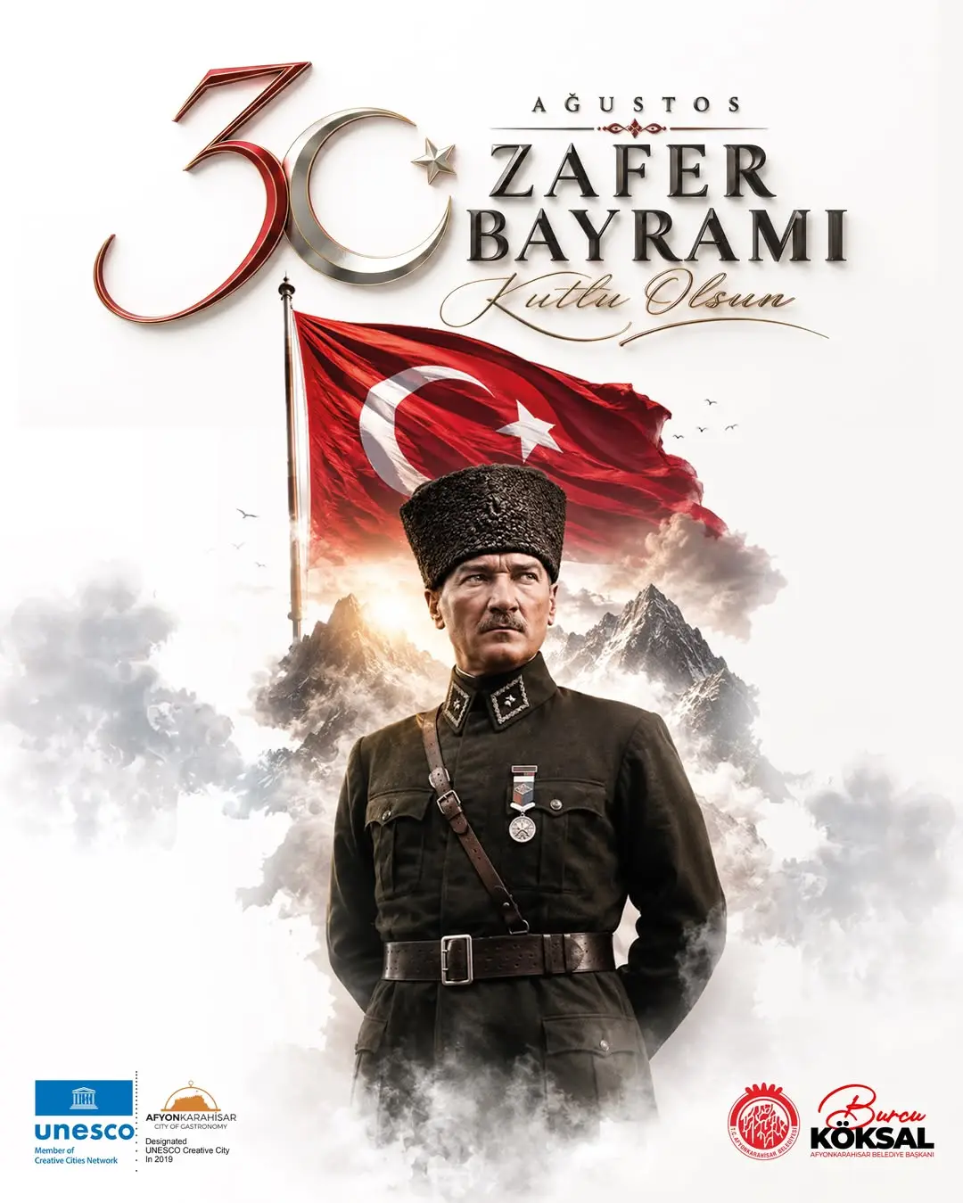 30 Ağustos Zafer Bayramı Kutlamaları Afyonkarahisar'dan