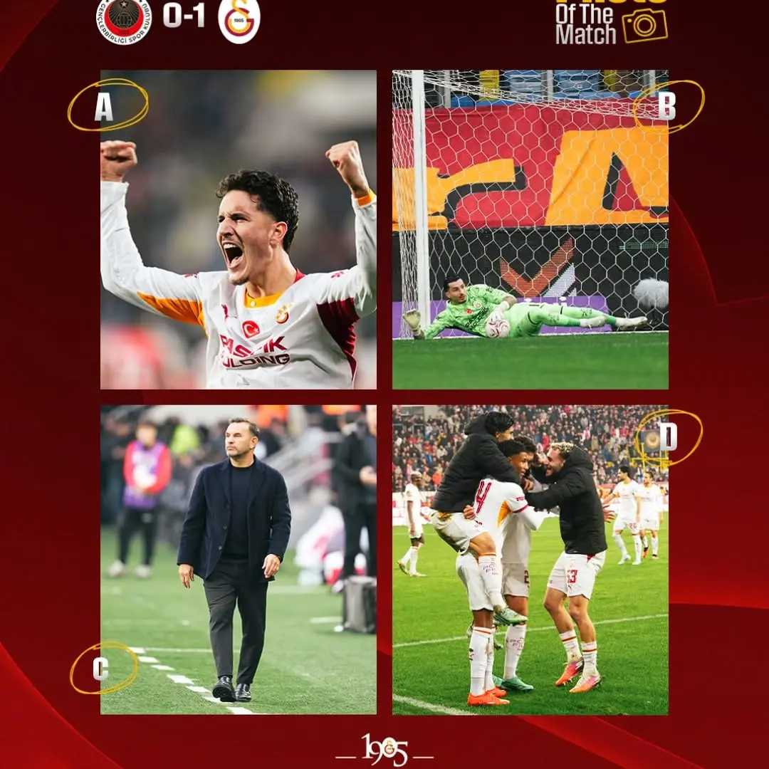 Karşılaşmanın en güzel sarı kırmızı karesini @1905gsyiad’ın katkılarıyla seçiyoruz. 💛❤️...