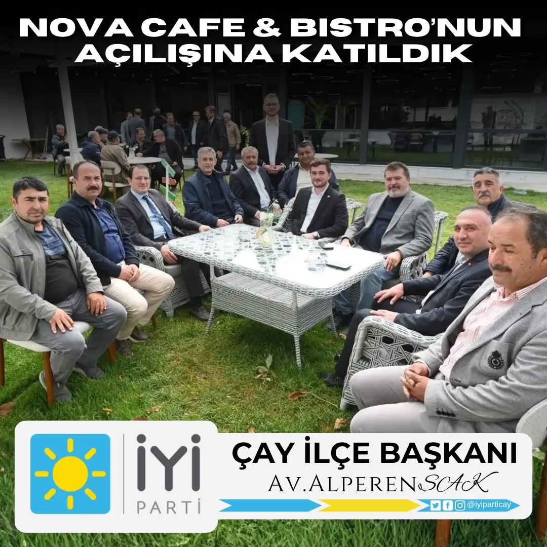 NOVA Cafe & Bistro Açıldı