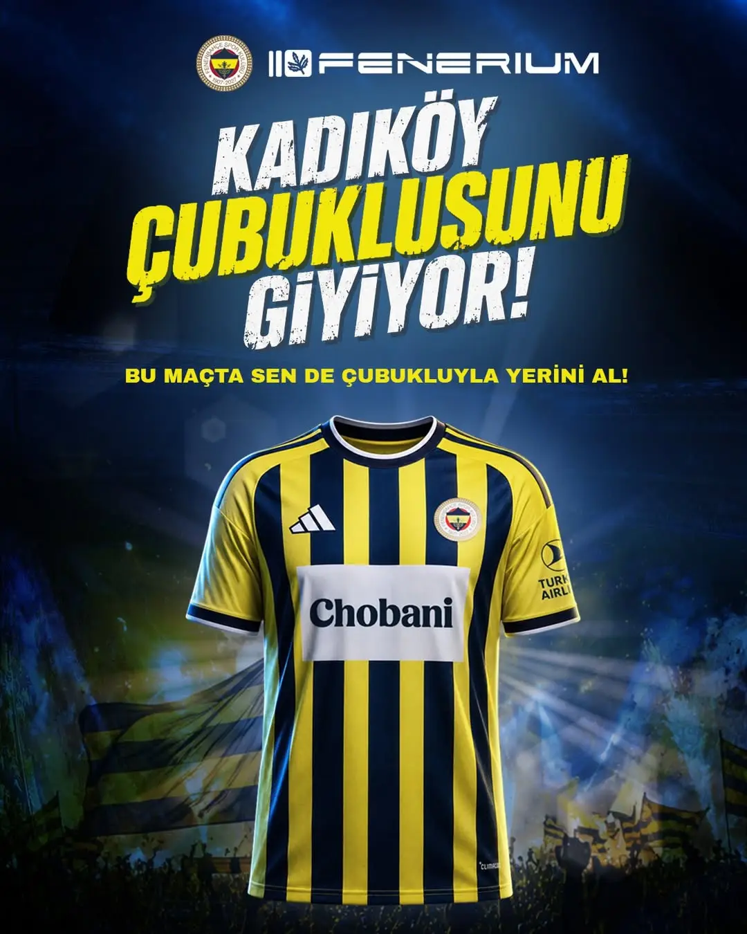 Fenerbahçe UEFA Şampiyonlar Ligi'nde! Forma Şimdi Çubuklu 💛💙