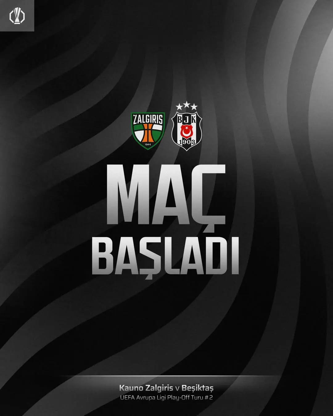 Beşiktaş UEFA Avrupa Ligi Play-Off Turu İkinci Maçında