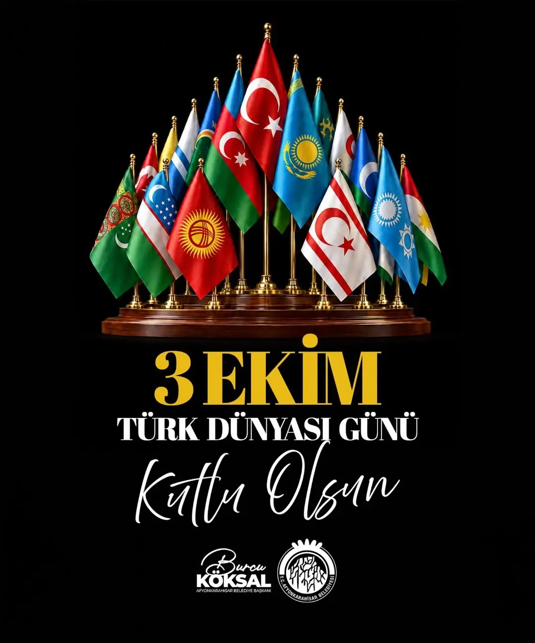 Afyonkarahisar Belediye Başkanı Burcu Köksal'dan Türk Dünyası Günü Kutlama Mesajı
