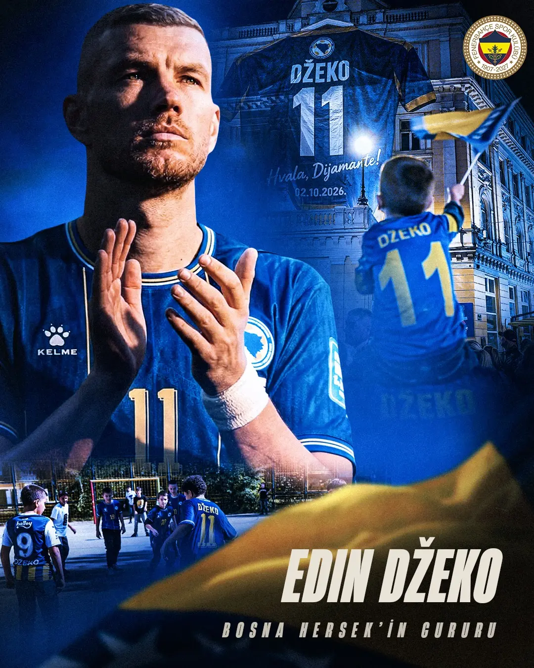 Fenerbahçe Spor Kulübü'nden Edin Džeko'ya Veda: Bosna'nın Gururu