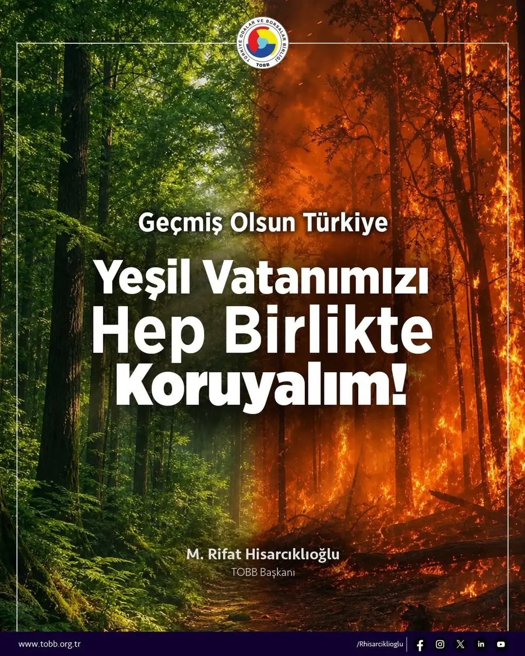 Türkiye'ye Geçmiş Olsun Mesajı - Mustafa Rifat Hisarcıklıoğlu