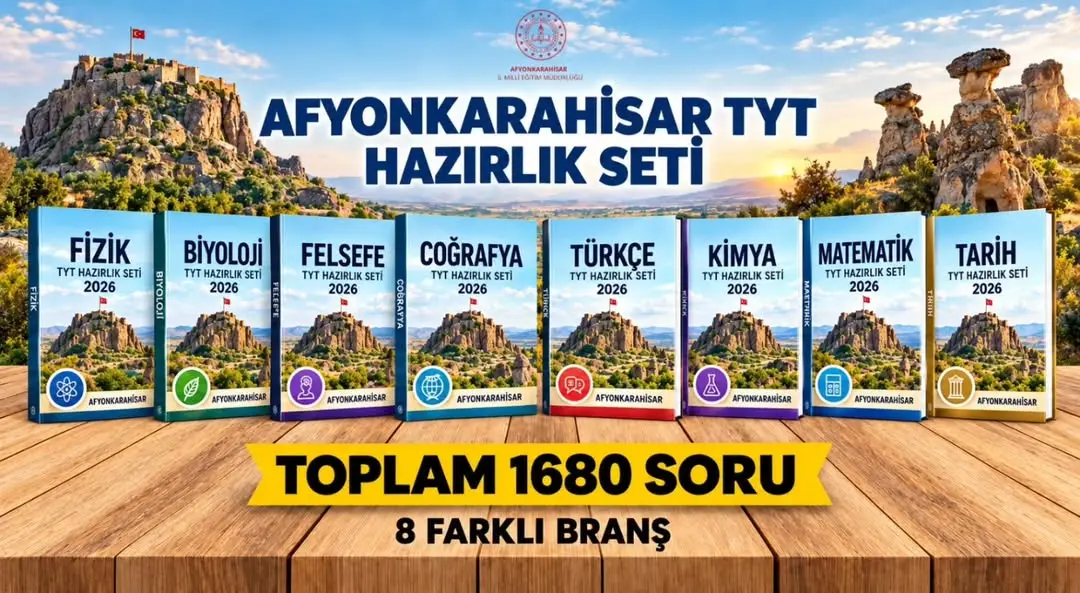 Afyonkarahisar İl Milli Eğitim Müdürlüğü TYT Hazırlık Setleri Hakkında Duyuru Yaptı