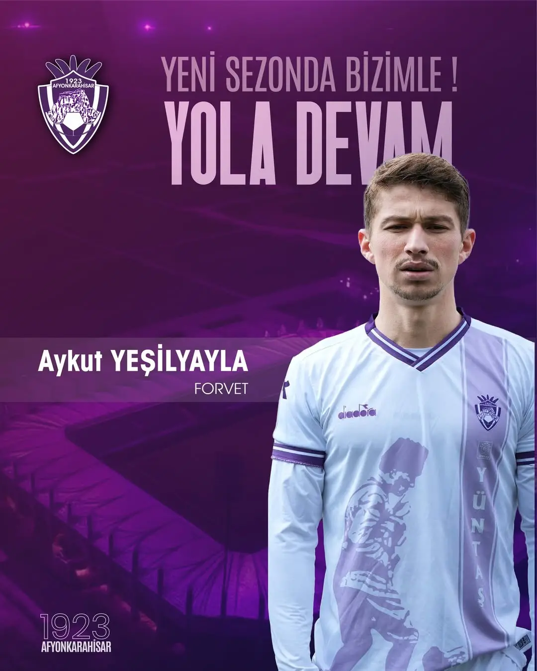 Aykut Yeşilyayla 1923 Afyonkarahisar'da Kalıyor!
