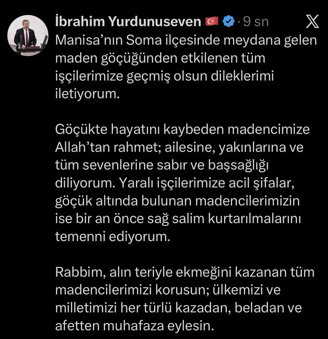 Soma'daki Maden Göçüğü Üzerine Açıklama
