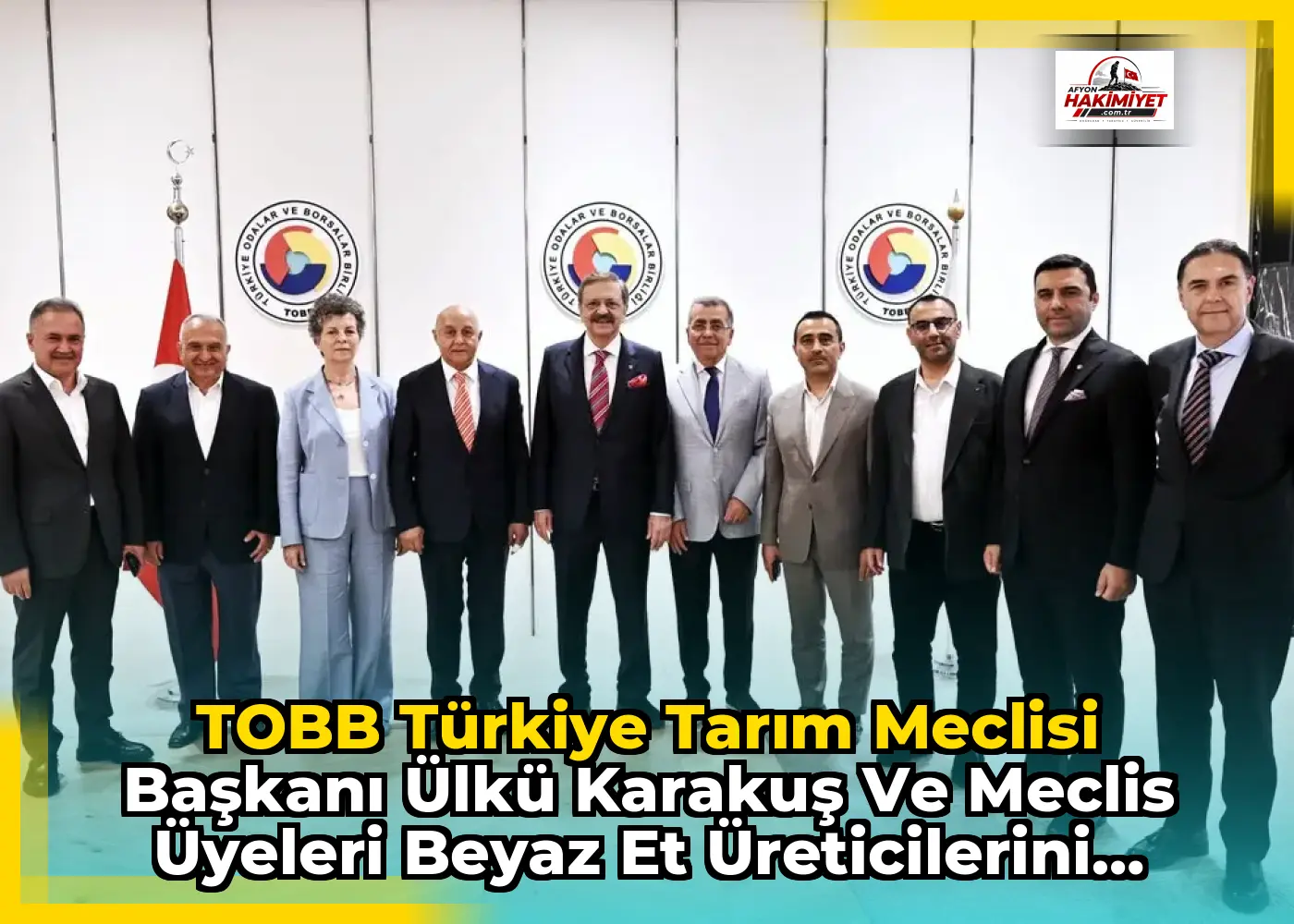TOBB Türkiye Tarım Meclisi Başkanı Ülkü Karakuş ve Meclis Üyeleri Beyaz Et Üreticilerini Ağırladı