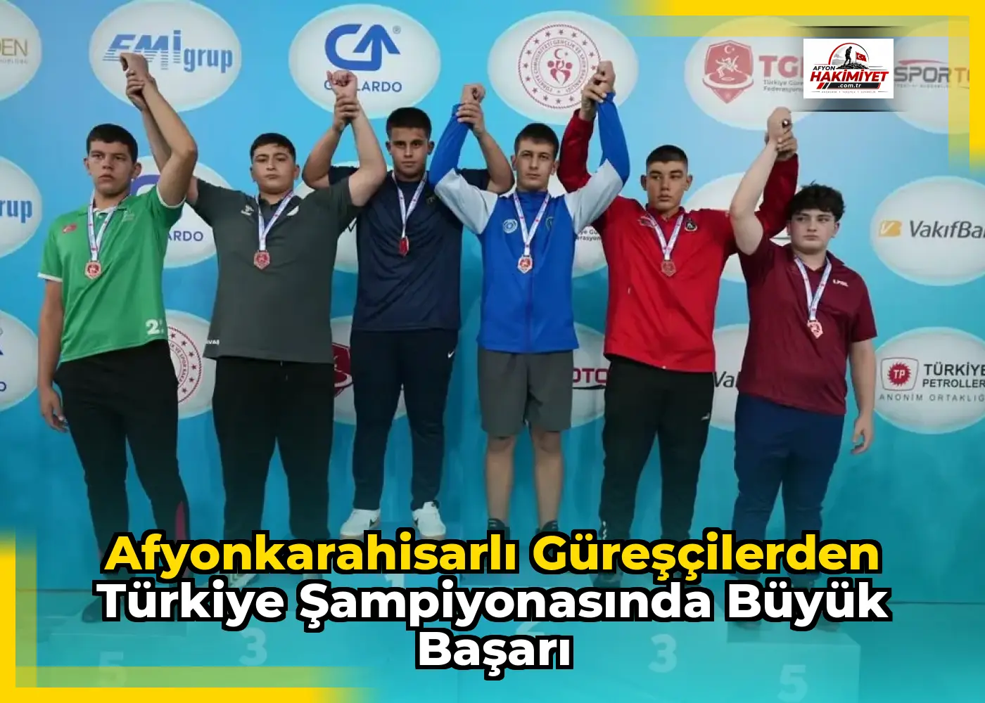Afyonkarahisarlı Güreşçilerden Türkiye Şampiyonasında Büyük Başarı