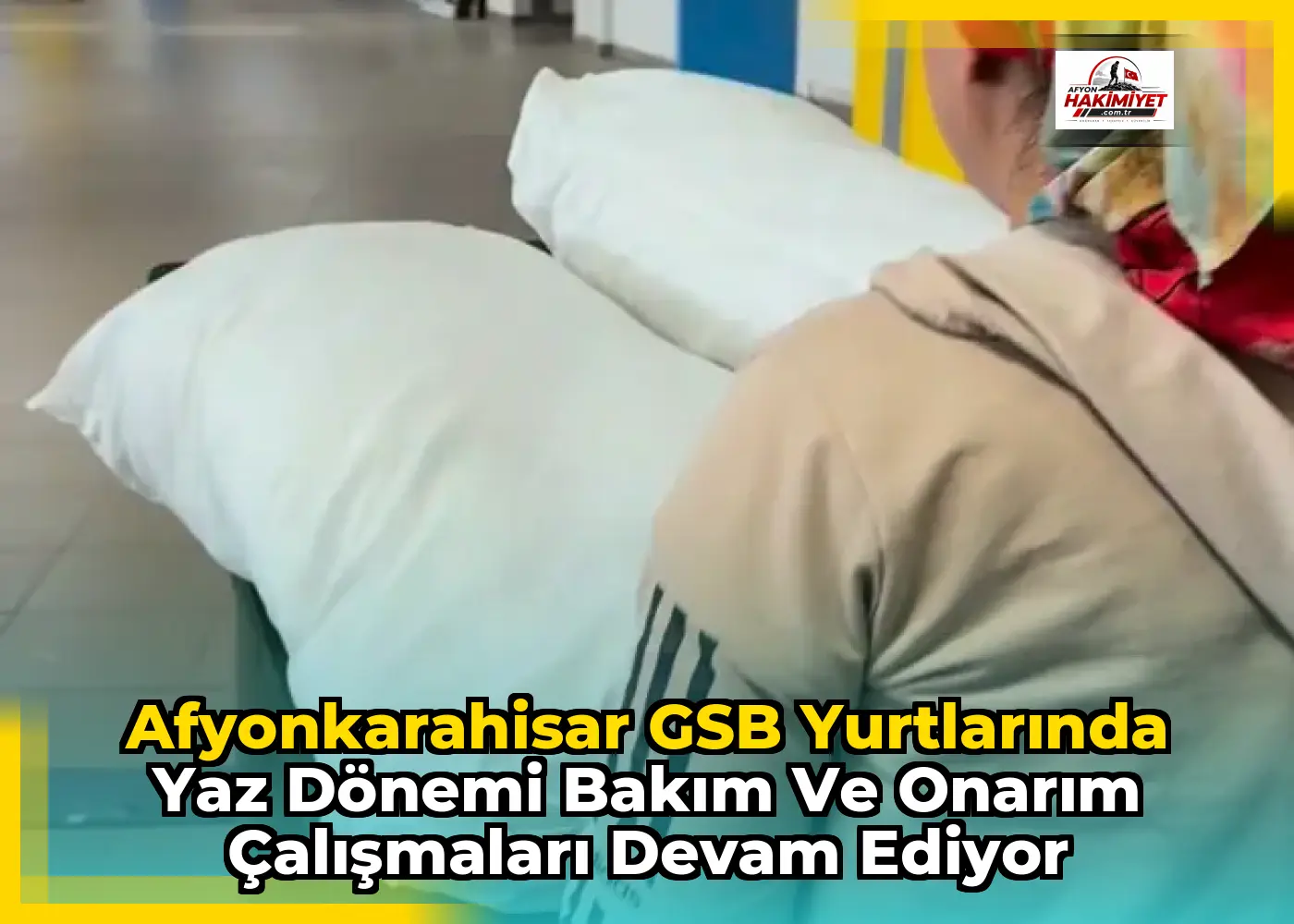 Afyonkarahisar GSB Yurtlarında Yaz Dönemi Bakım ve Onarım Çalışmaları Devam Ediyor