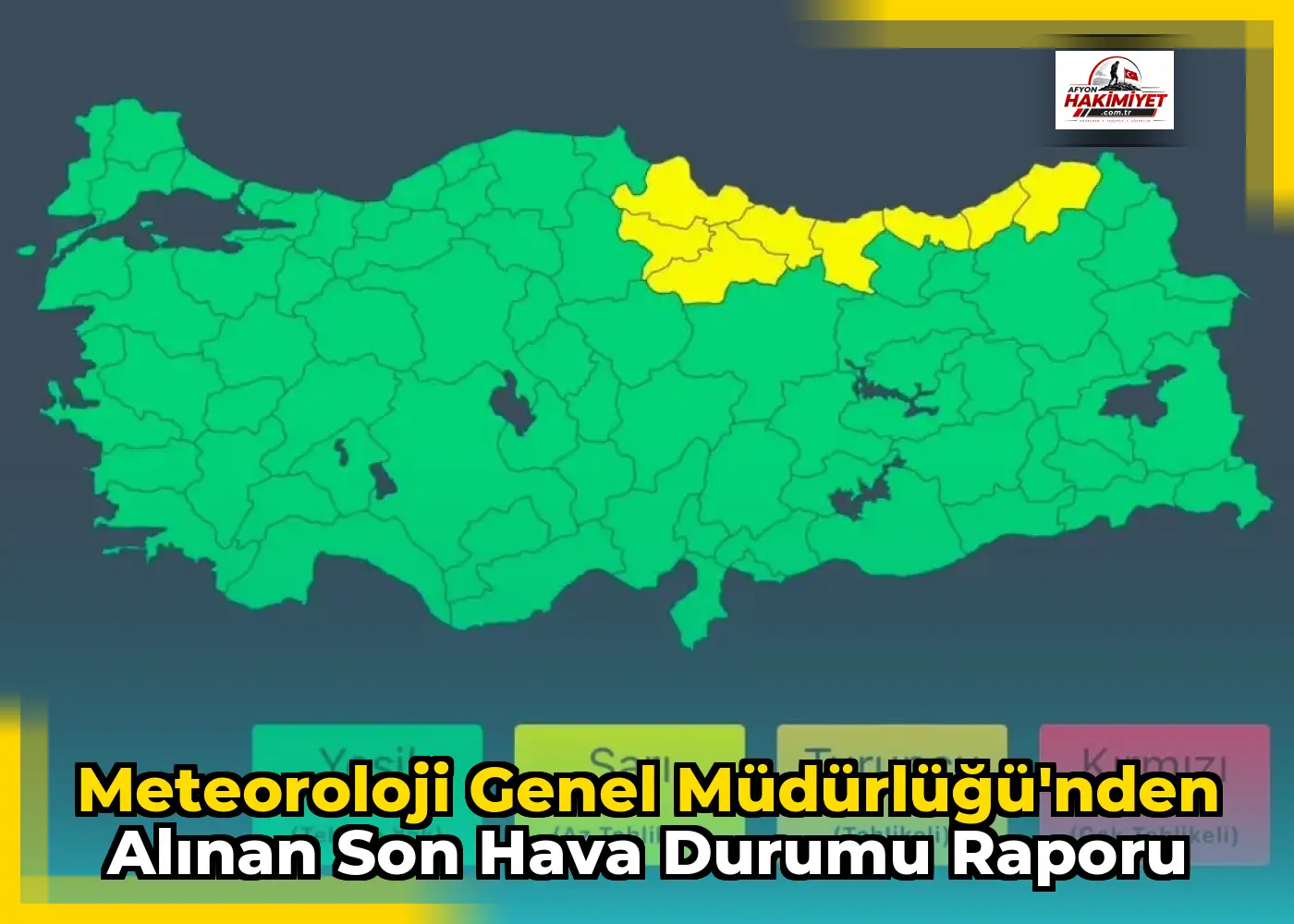 Meteoroloji Genel Müdürlüğü'nden Alınan Son Hava Durumu Raporu