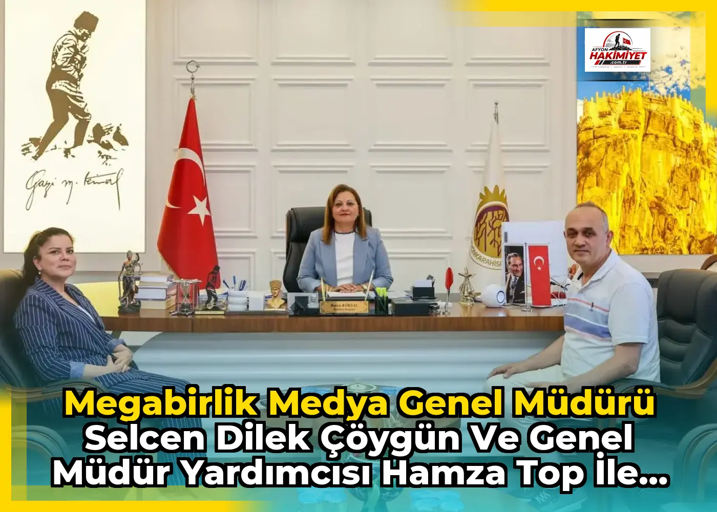 Megabirlik Medya Genel Müdürü Selcen Dilek Çöygün ve Genel Müdür Yardımcısı Hamza Top ile Görüş Alışverişinde Bulundu