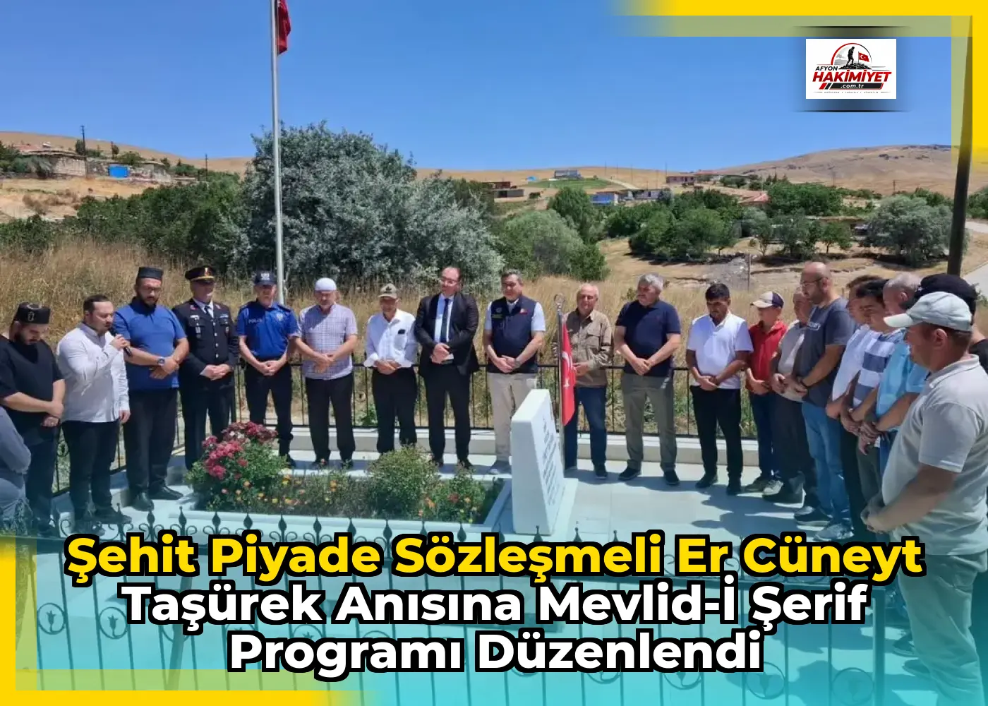 Şehit Piyade Sözleşmeli Er Cüneyt Taşürek Anısına Mevlid-i Şerif Programı Düzenlendi