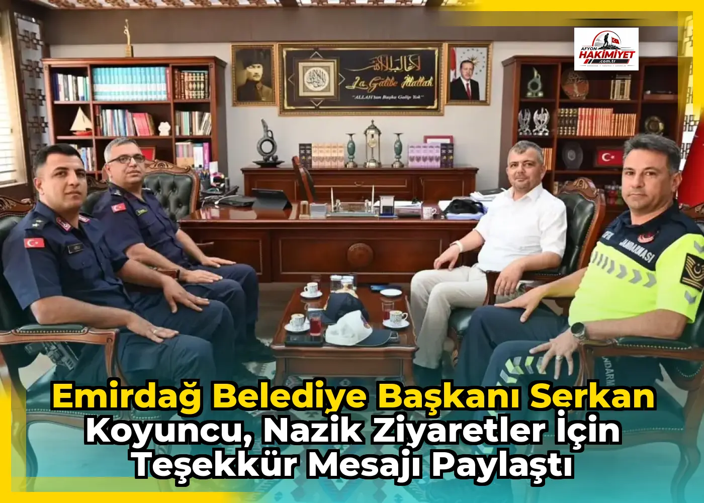Emirdağ Belediye Başkanı Serkan Koyuncu, Nazik Ziyaretler İçin Teşekkür Mesajı Paylaştı