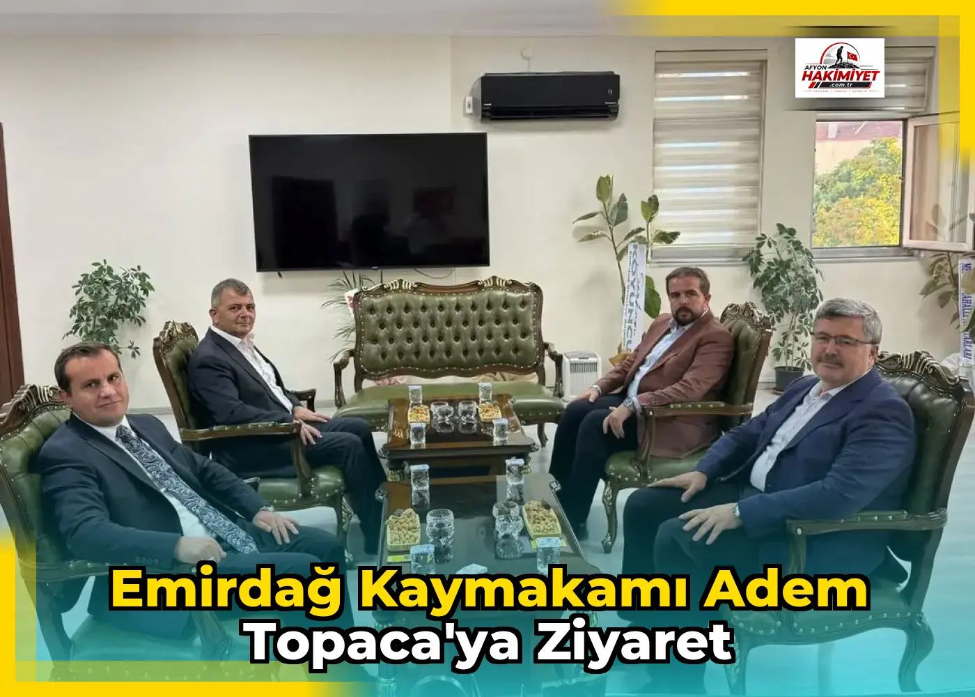 Emirdağ Kaymakamı Adem Topaca'ya Ziyaret