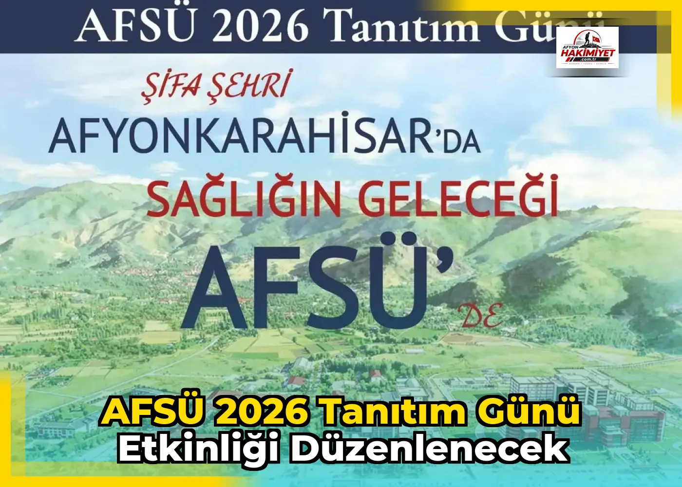 AFSÜ 2026 Tanıtım Günü Etkinliği Düzenlenecek