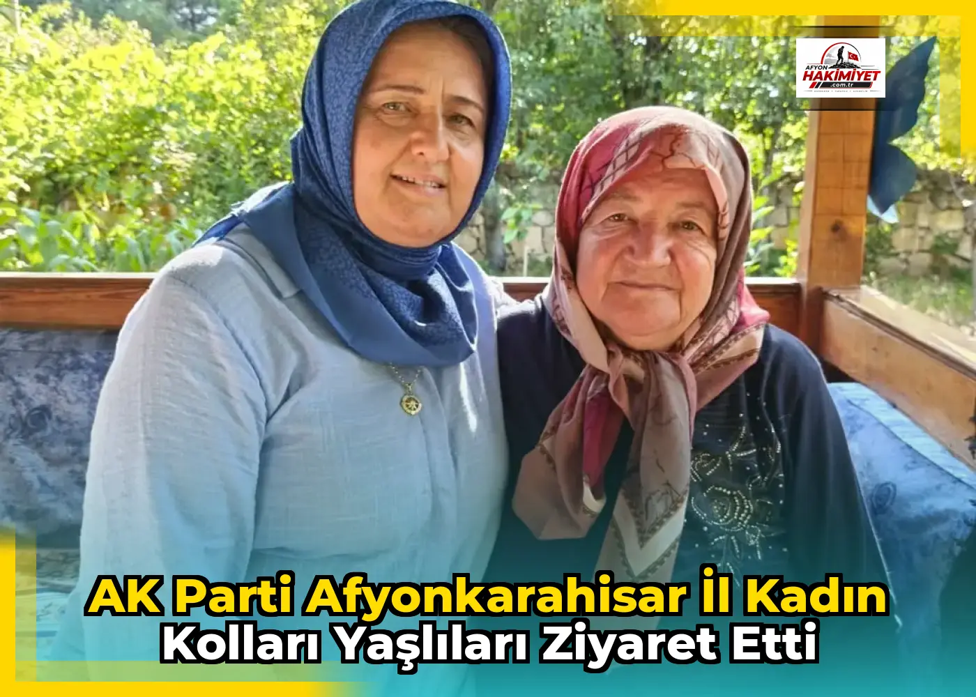 AK Parti Afyonkarahisar İl Kadın Kolları Yaşlıları Ziyaret Etti