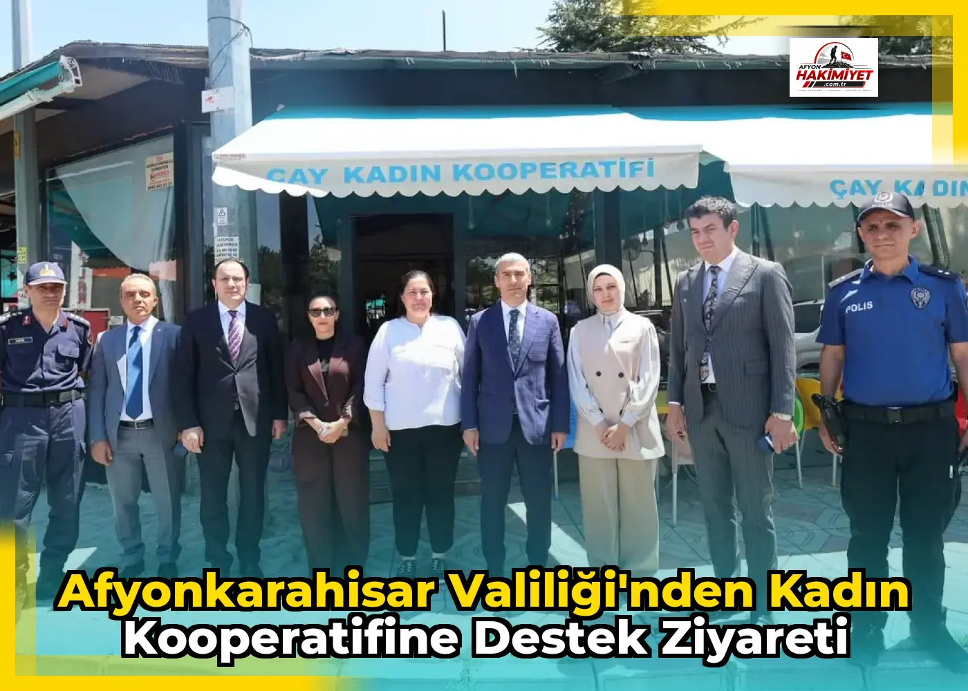 Afyonkarahisar Valiliği'nden Kadın Kooperatifine Destek Ziyareti