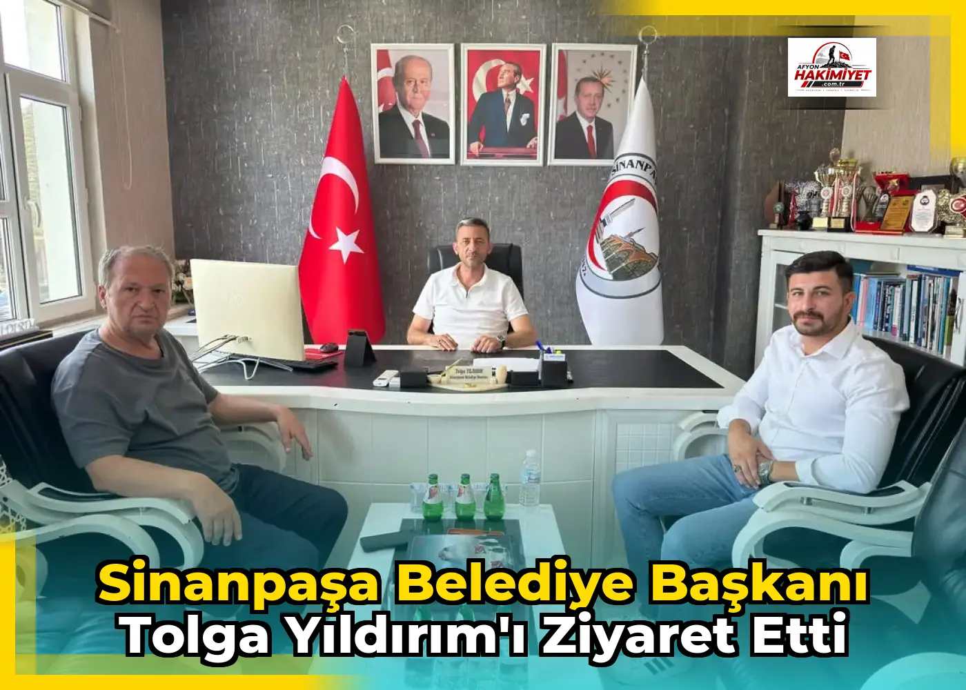 Sinanpaşa Belediye Başkanı Tolga Yıldırım'ı Ziyaret Etti