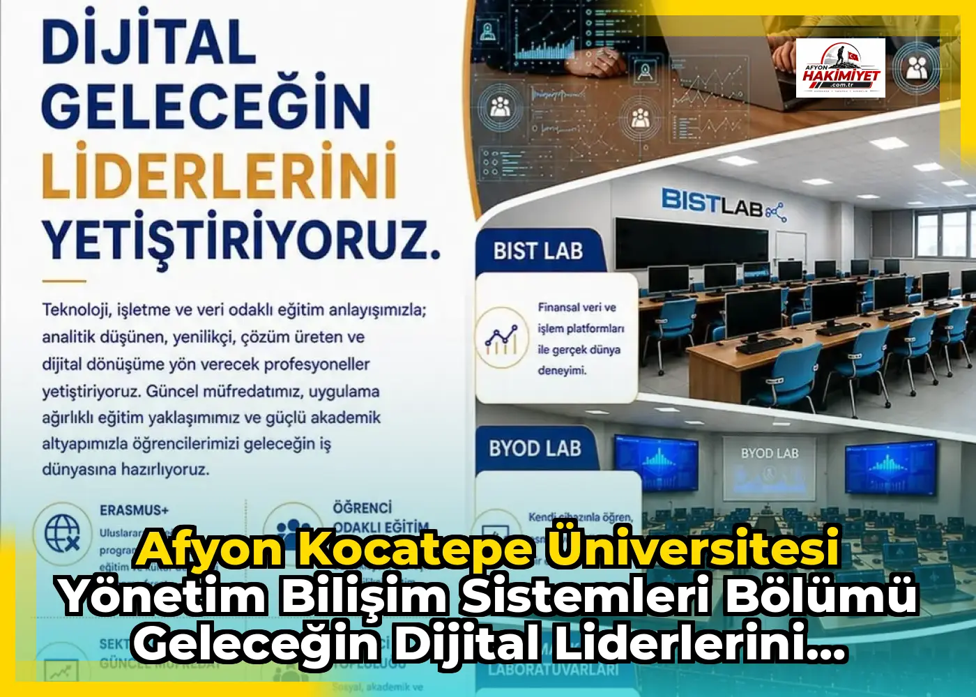 Afyon Kocatepe Üniversitesi Yönetim Bilişim Sistemleri Bölümü Geleceğin Dijital Liderlerini Yetiştiriyor