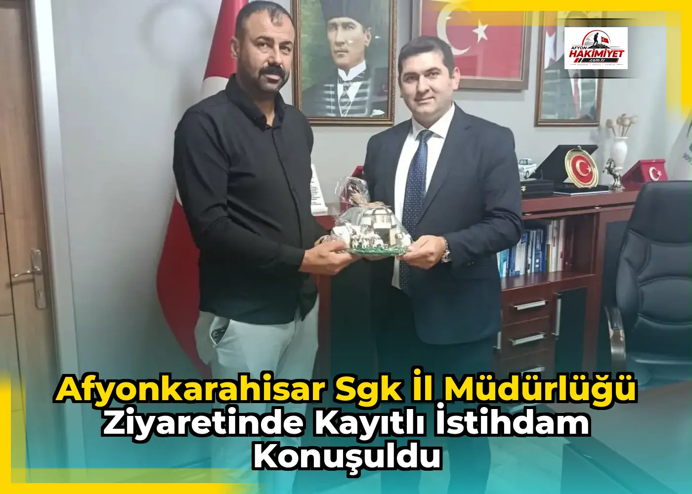 Afyonkarahisar Sgk İl Müdürlüğü Ziyaretinde Kayıtlı İstihdam Konuşuldu