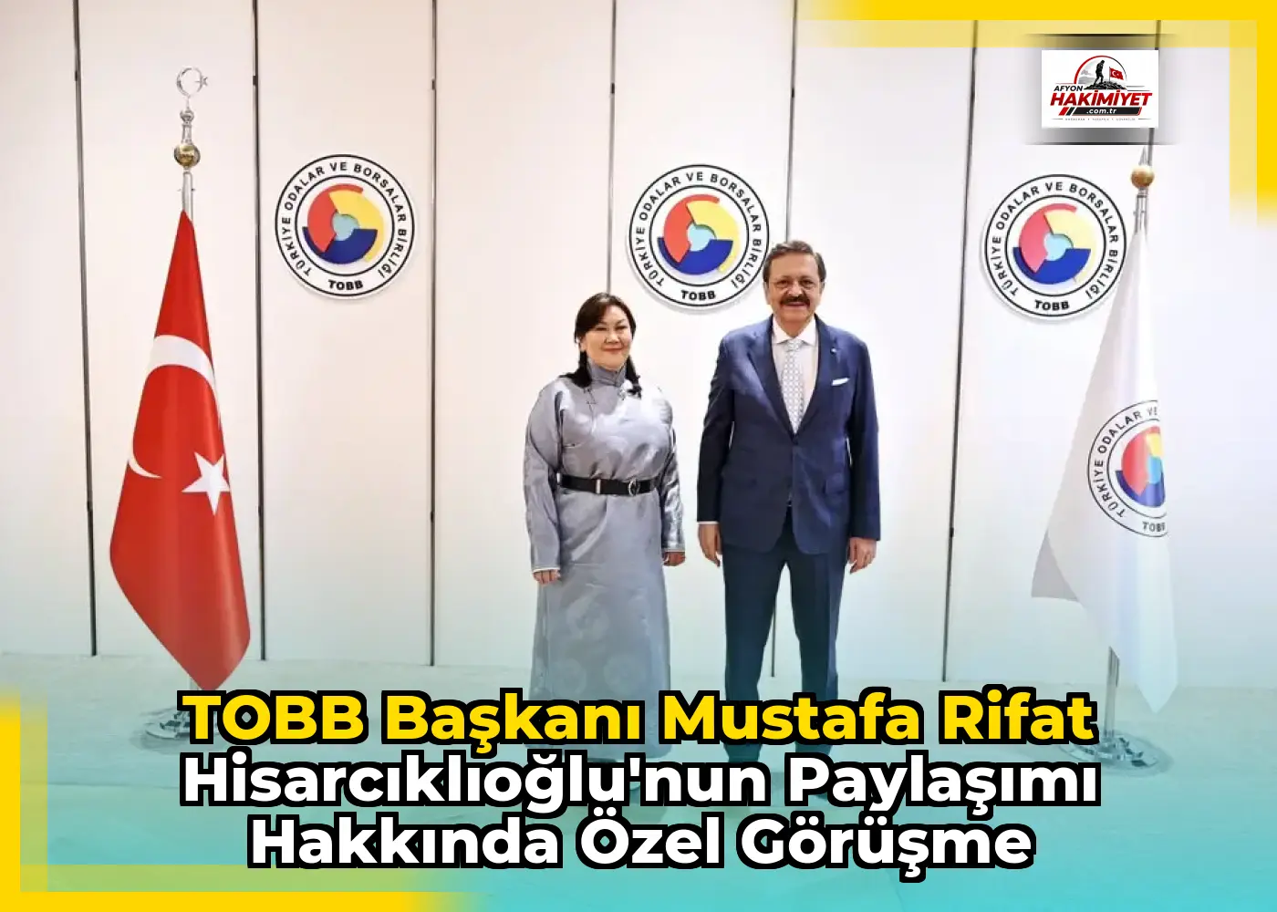 TOBB Başkanı Mustafa Rifat Hisarcıklıoğlu'nun Paylaşımı Hakkında Özel Görüşme