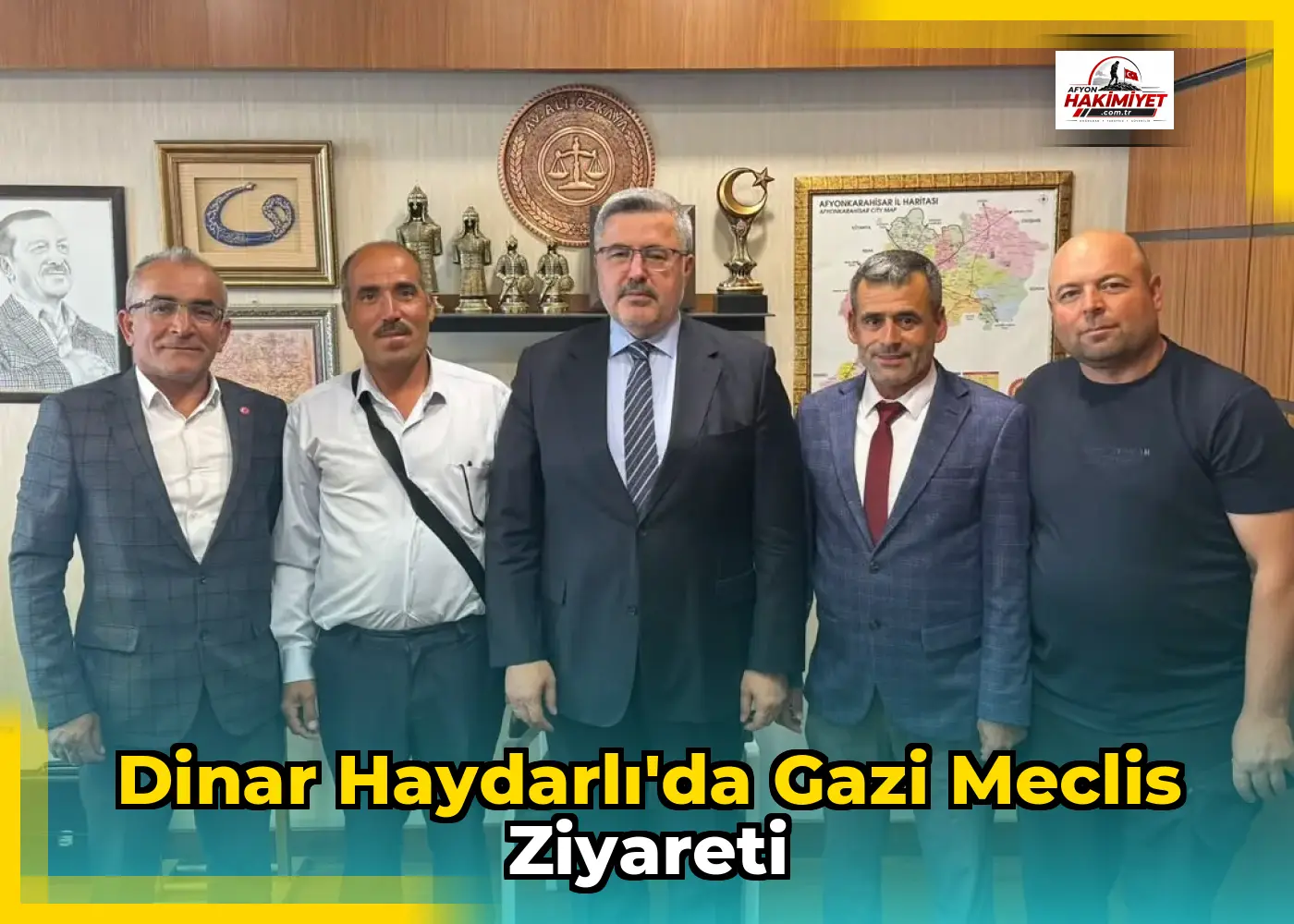 Dinar Haydarlı'da Gazi Meclis Ziyareti