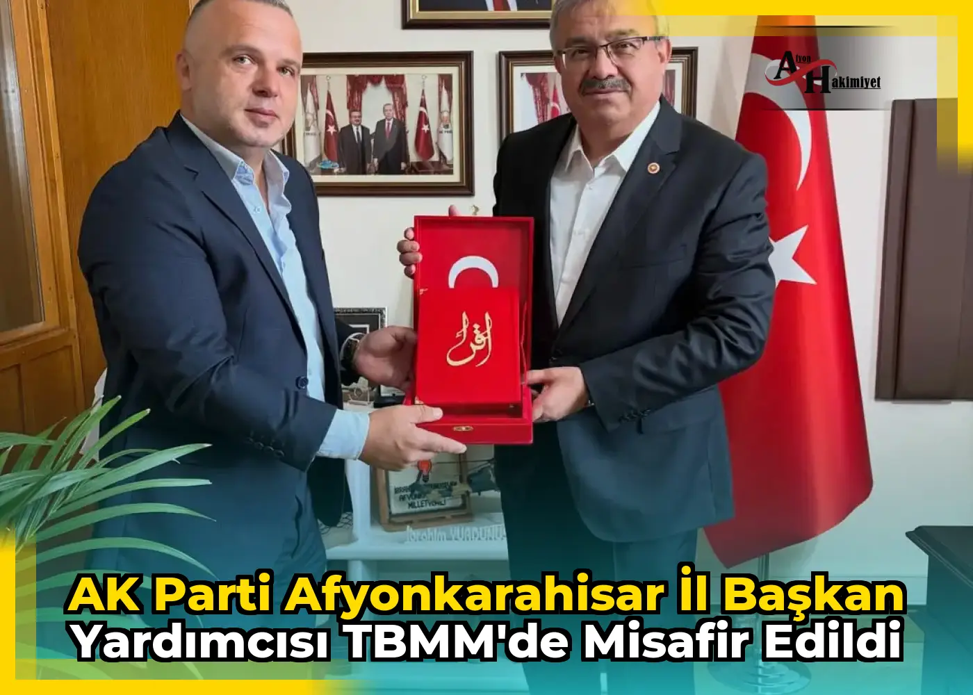 AK Parti Afyonkarahisar İl Başkan Yardımcısı TBMM'de Misafir Edildi