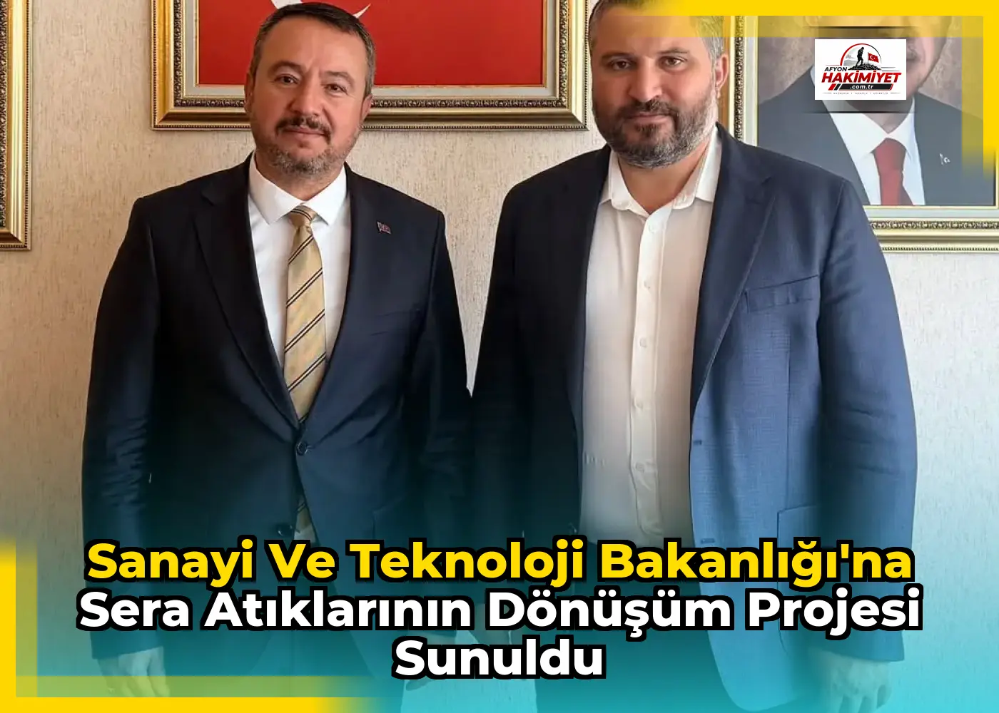 Sanayi ve Teknoloji Bakanlığı'na Sera Atıklarının Dönüşüm Projesi Sunuldu