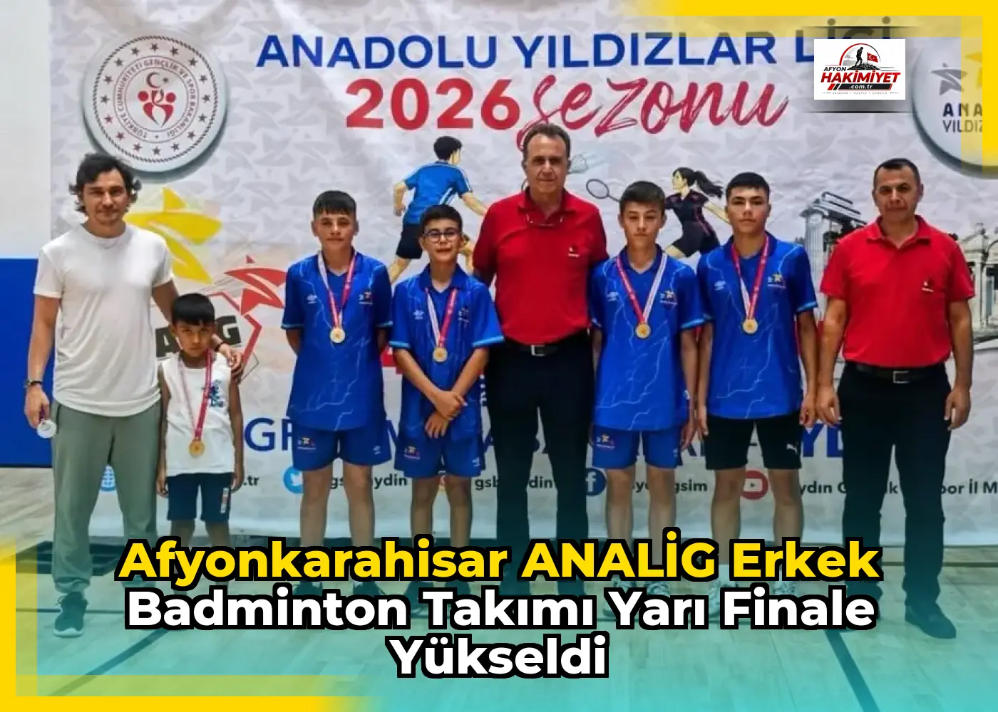 Afyonkarahisar ANALİG Erkek Badminton Takımı Yarı Finale Yükseldi